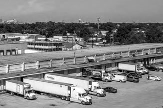 Houston Produce Buildling Aerial Shot