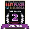 SDBJ Best Places to Work  Winner 2024